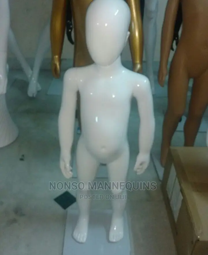 White Glossy Baby Mannequins