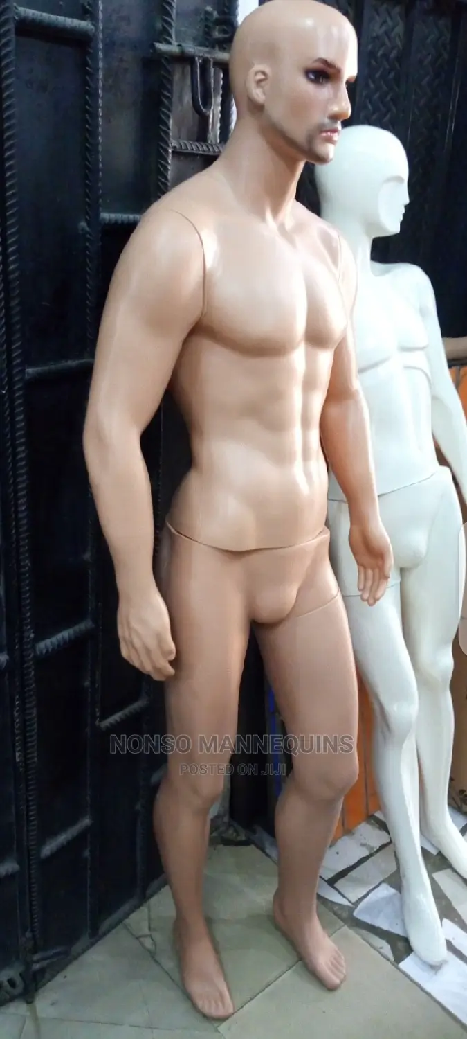 Male Bald Head Mannequin