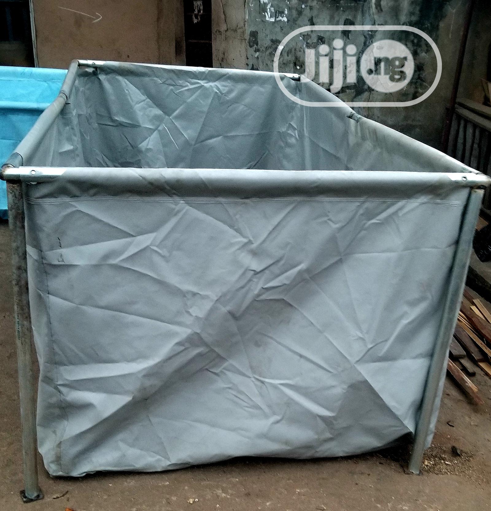 Fortified Tarpaulin Fish Pond.