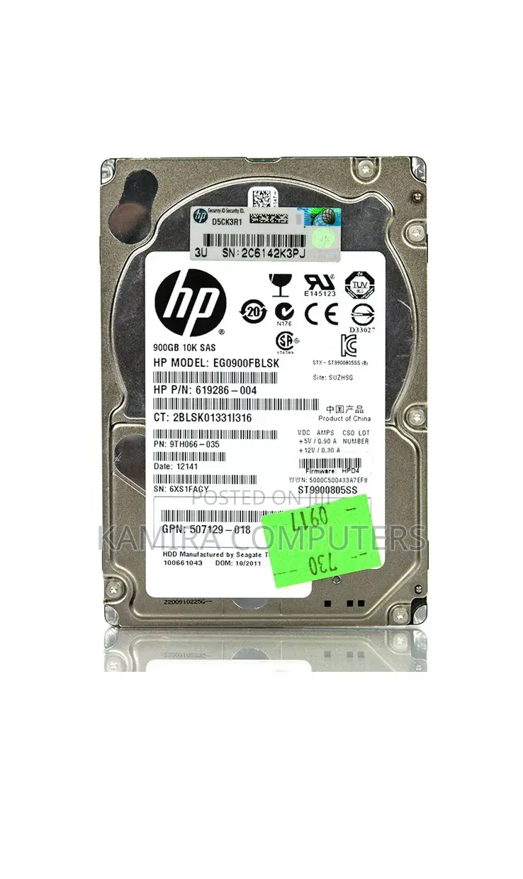 900GB SAS 2.5 HDD With Server G5/G9/G10 Hard Drives Tray