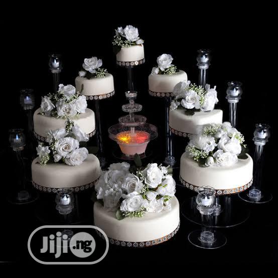 8 Tier Cascading Wedding Cake Stand