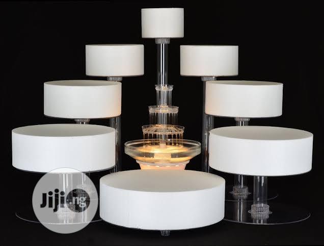 8 Tier Cascading Wedding Cake Stand