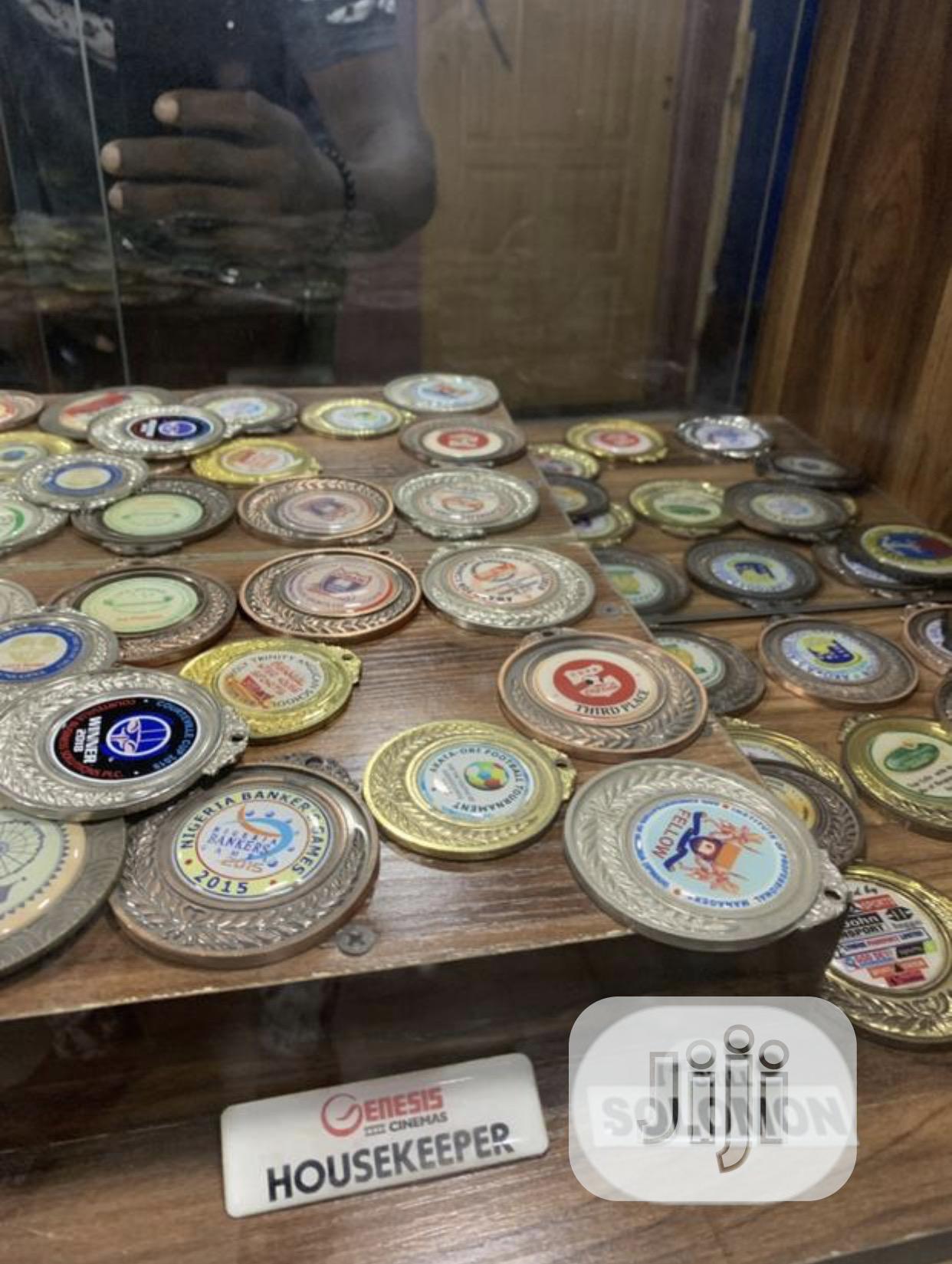 Gold Medals With Print