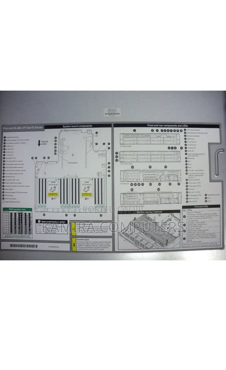New Server HP ProLiant DL 64GB Intel Xeon HDD 1T