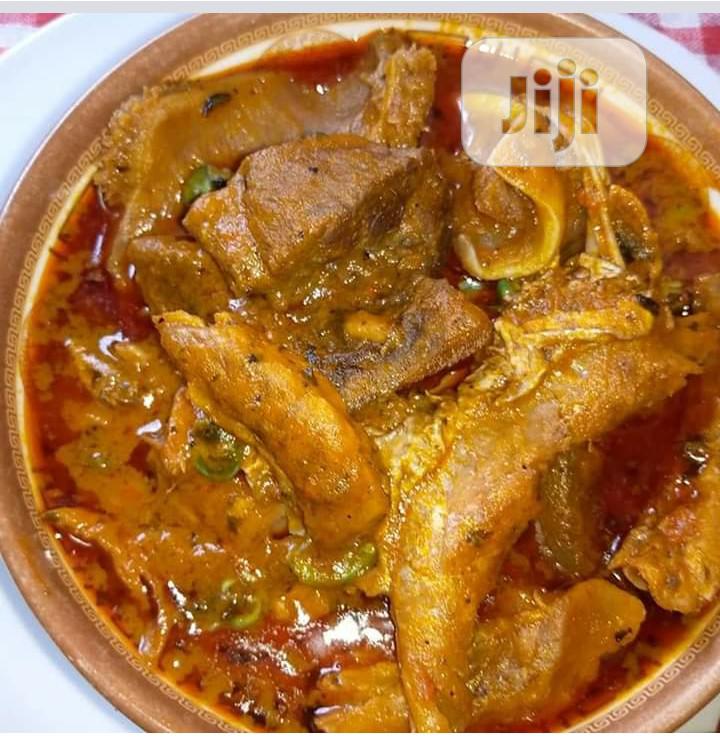 Banga Soup and Starch