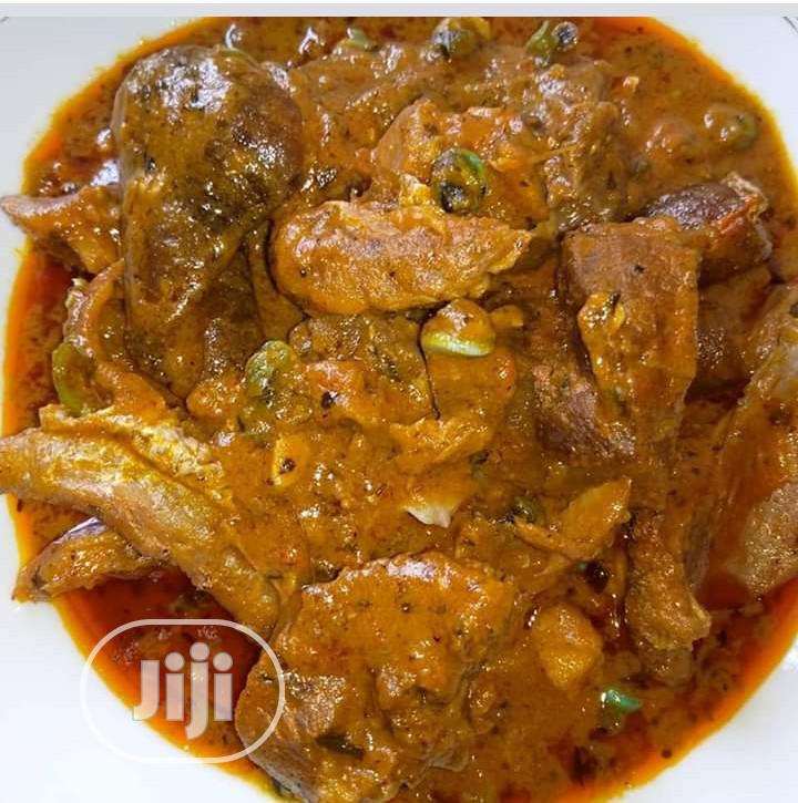 Banga Soup and Starch
