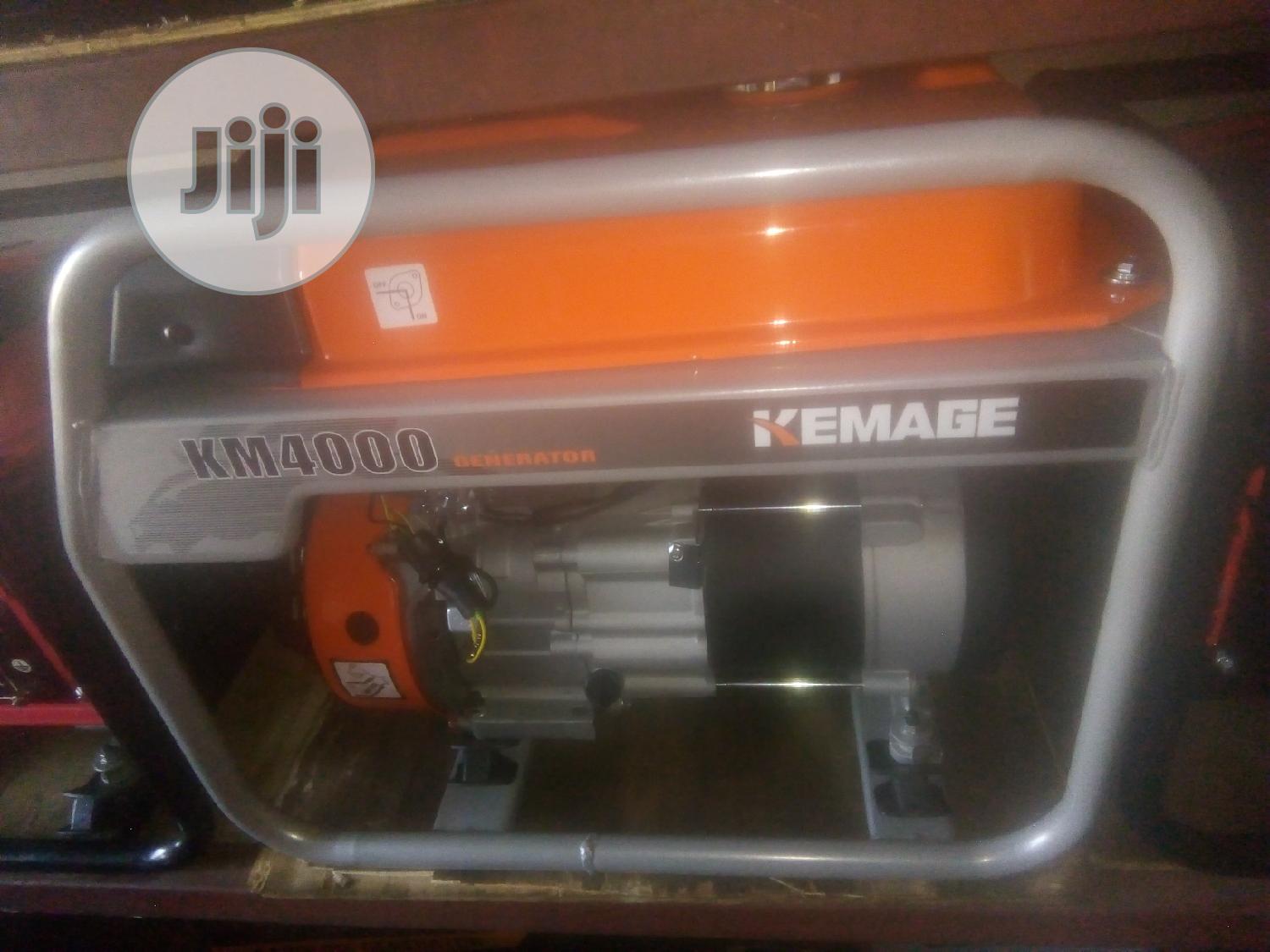 A Brand New 4kva Kemage Gen 100%Copper 4 Sale at Good Price