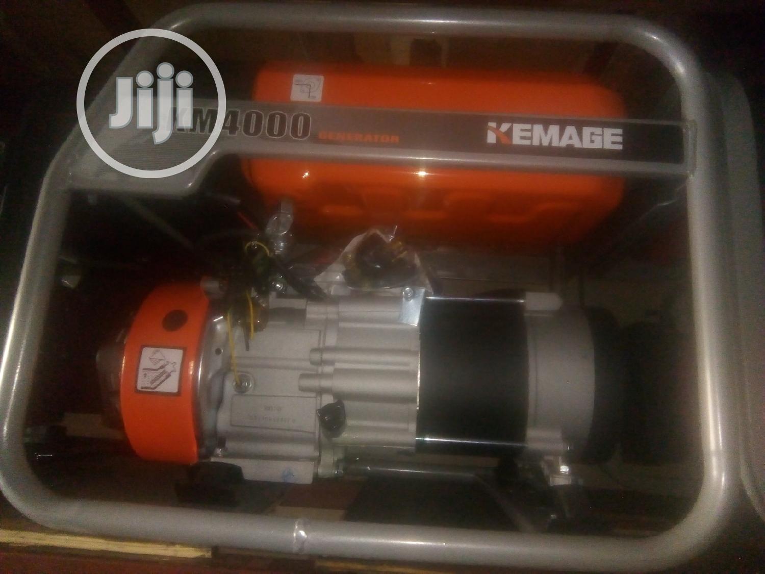 A Brand New 4kva Kemage Gen 100%Copper 4 Sale at Good Price