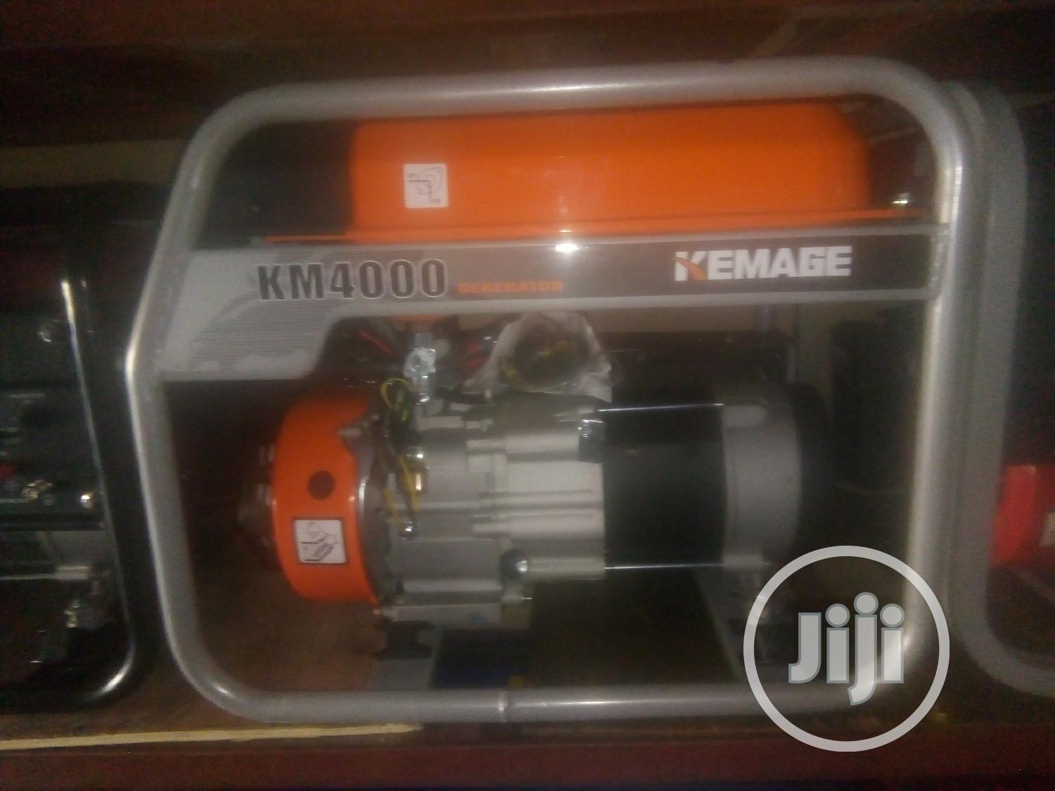 A Brand New 4kva Kemage Gen 100%Copper 4 Sale at Good Price