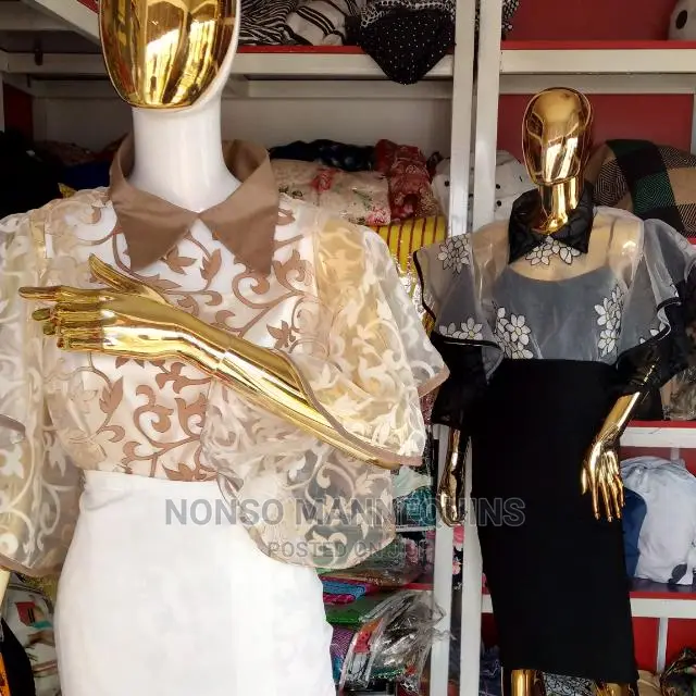 Gold White Faceless Female