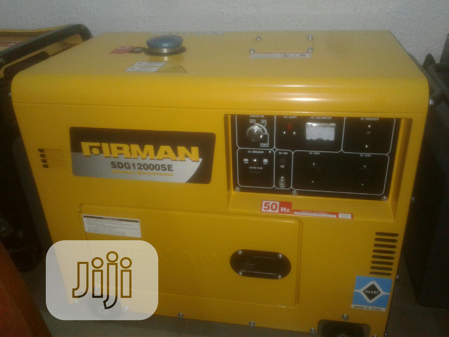 8KVA Firman. Deseal Generator Sound Prov. 100% Copper