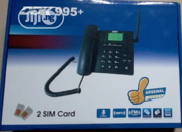 DDK 995+ Dual Sim Table/Landline GSM Phone