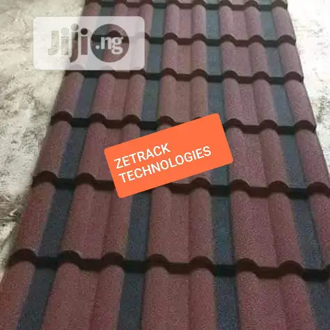 Original Newzealand Stone Coated Sheets Wine/Black Milano)