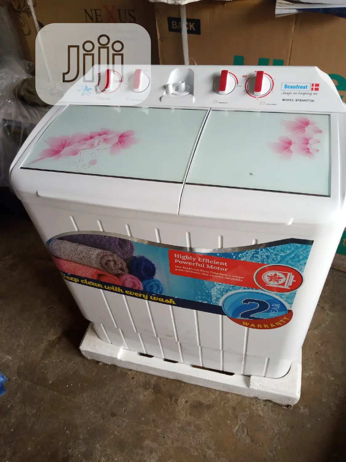 Scanfrost 6kg Wash and Spin Washing Manchine.