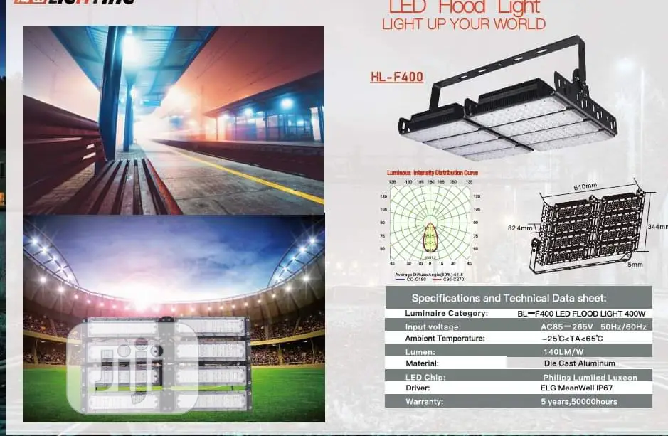 400w Led Tunnel Flood Lights For Outdoor Lighting, Led Waterproof