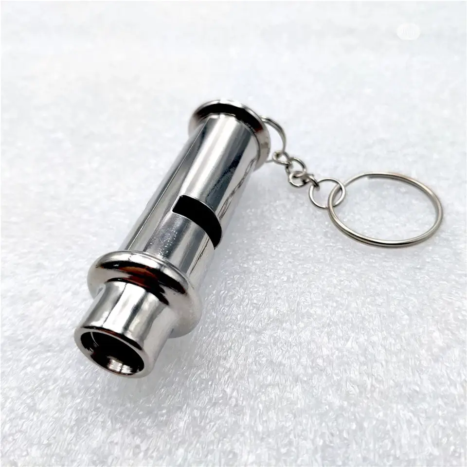 Police Whistle Stainless Steel High-Frequency High 12pcs