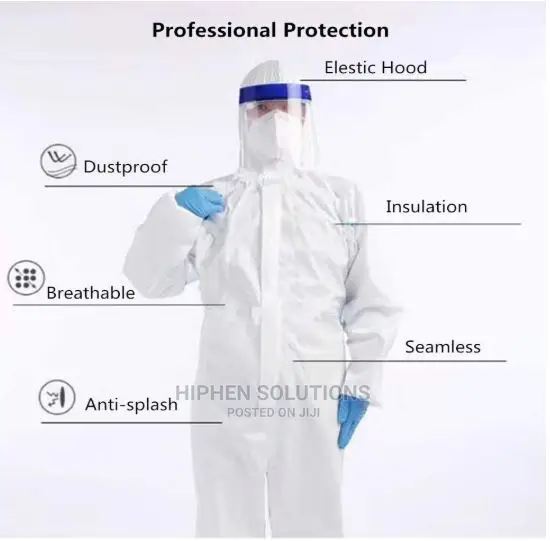 Coverall Body Medical Isolation Suit