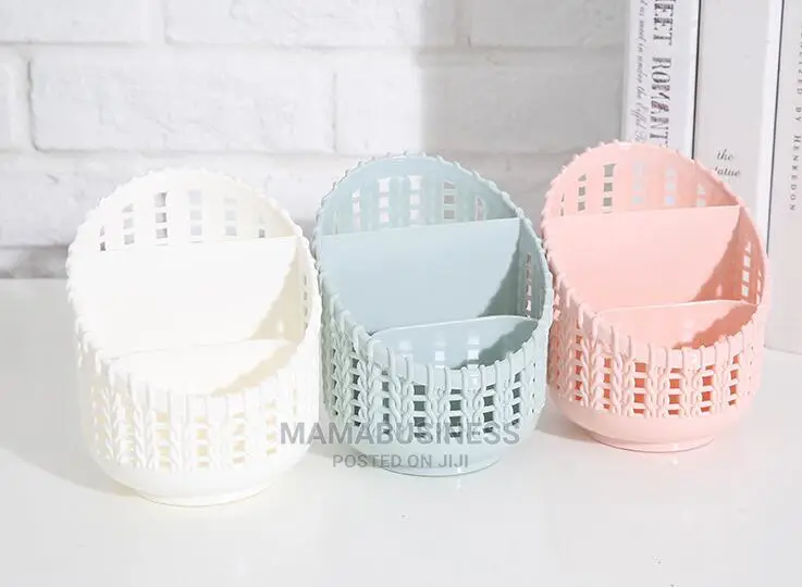 Table Desk Basket Creative Storage Tube Organizer