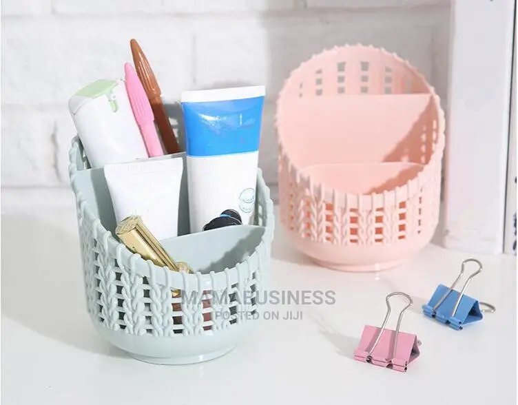 Table Desk Basket Creative Storage Tube Organizer