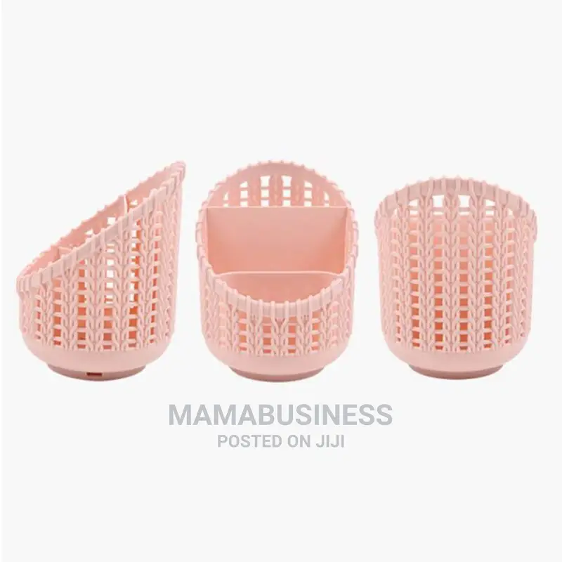 Table Desk Basket Creative Storage Tube Organizer