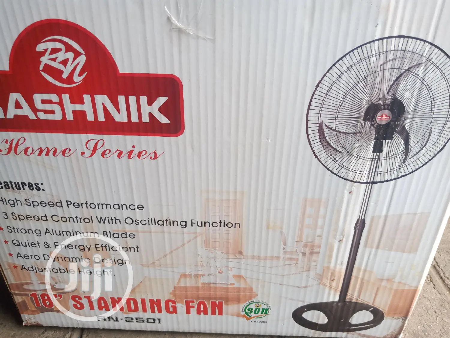 Rashnik 18 Inches Iron Standing Fan