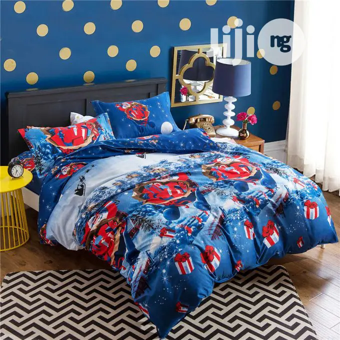 Quality Multi Coloured Duvet,Bedsheet With 4 Pillow Cases