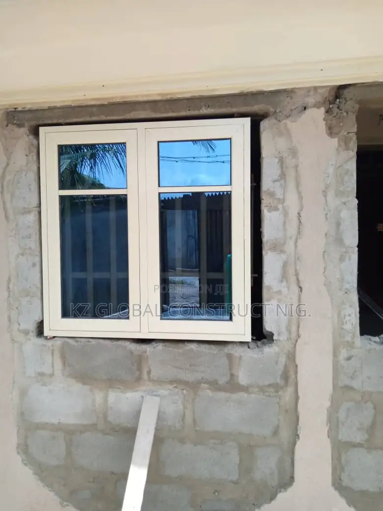 Aluminium Casement Window With Inner Burglary And Inner Net.