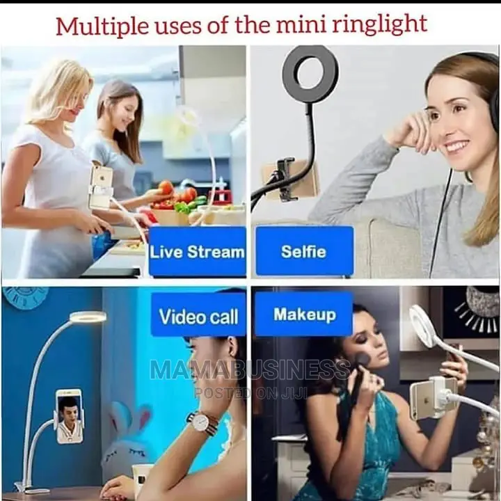 LED Selfie Ringlight With Phone Holder