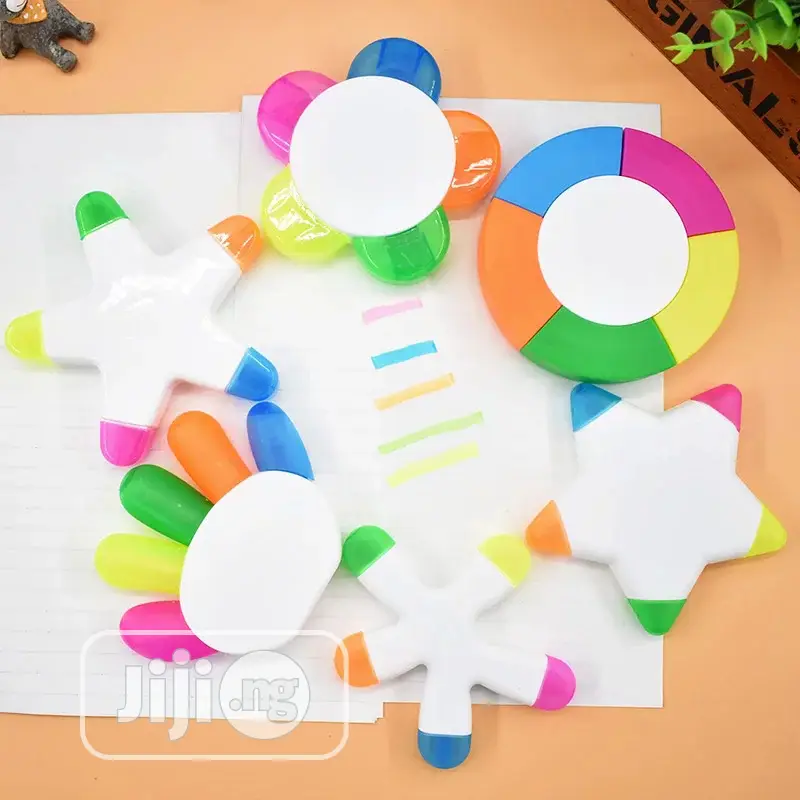 Flower Shaped Creative Highlighter Pen