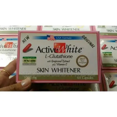 Active White L-Glutathione Skin Whitening Capsules 1000mg