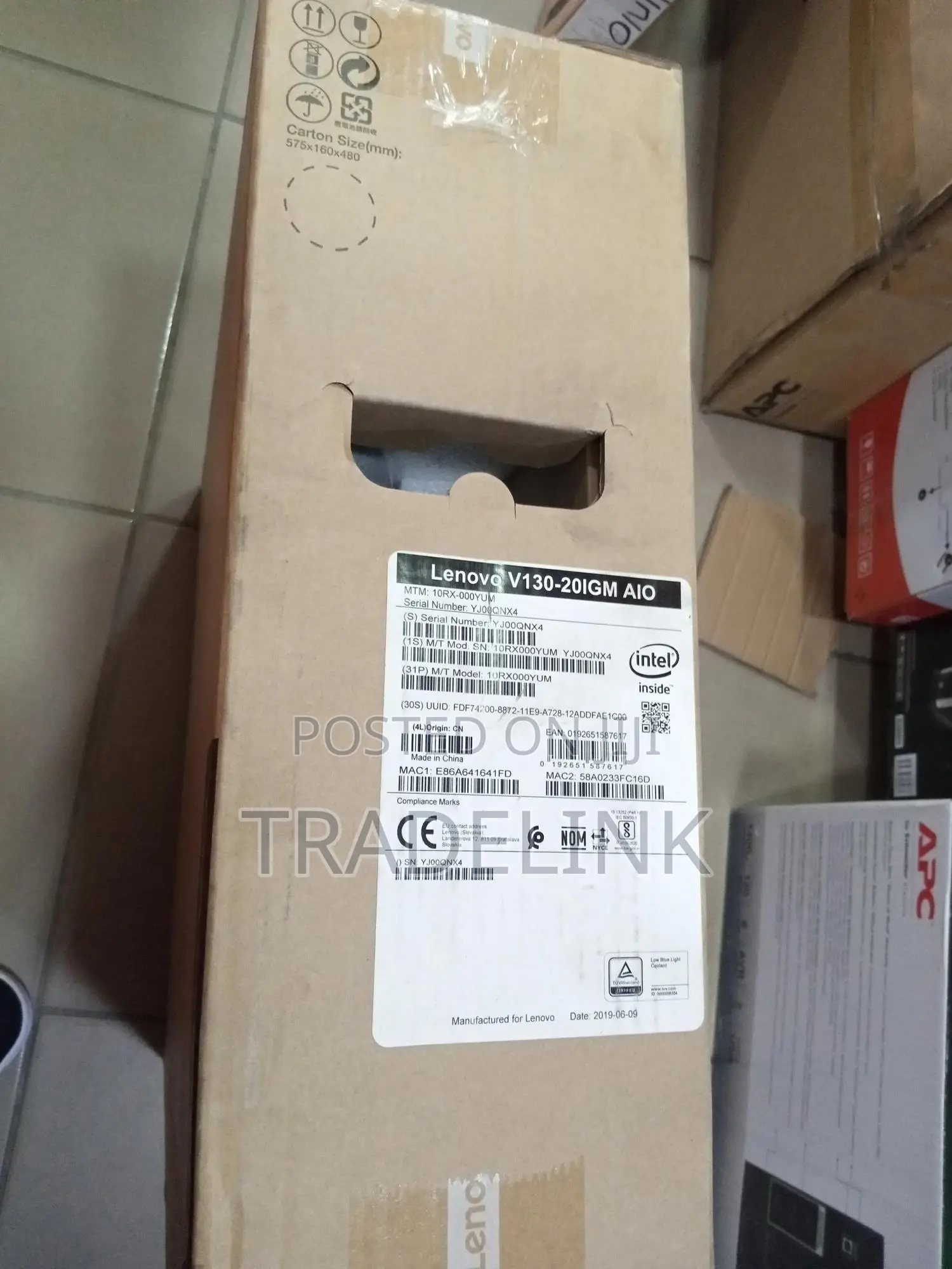 New Desktop Computer Lenovo V130 AIO 4GB Intel HDD 1T