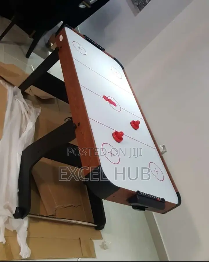 Air Hockey Table Brown and White 534