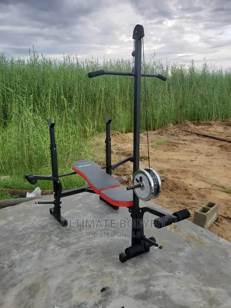 Brand New Multi Purpose Bench Lat Pull 50kg Case Dumbbell