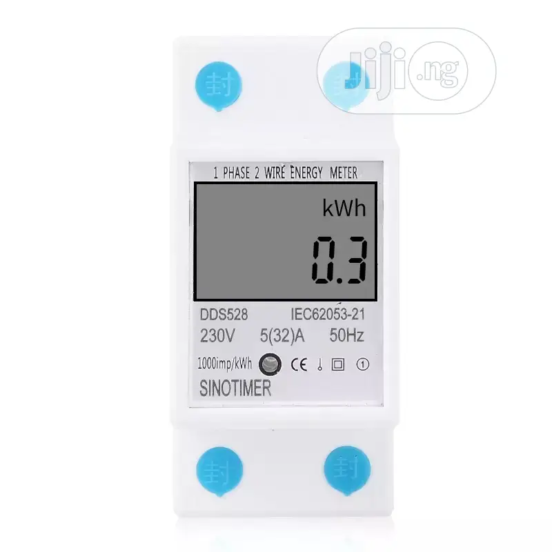 Single Phase Power Consumption Meter 230V AC 50hz