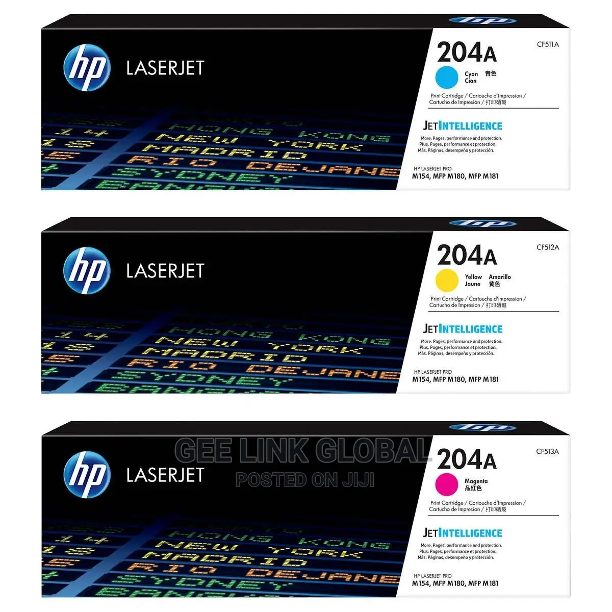 Hp Genuine Toner 204A Colours