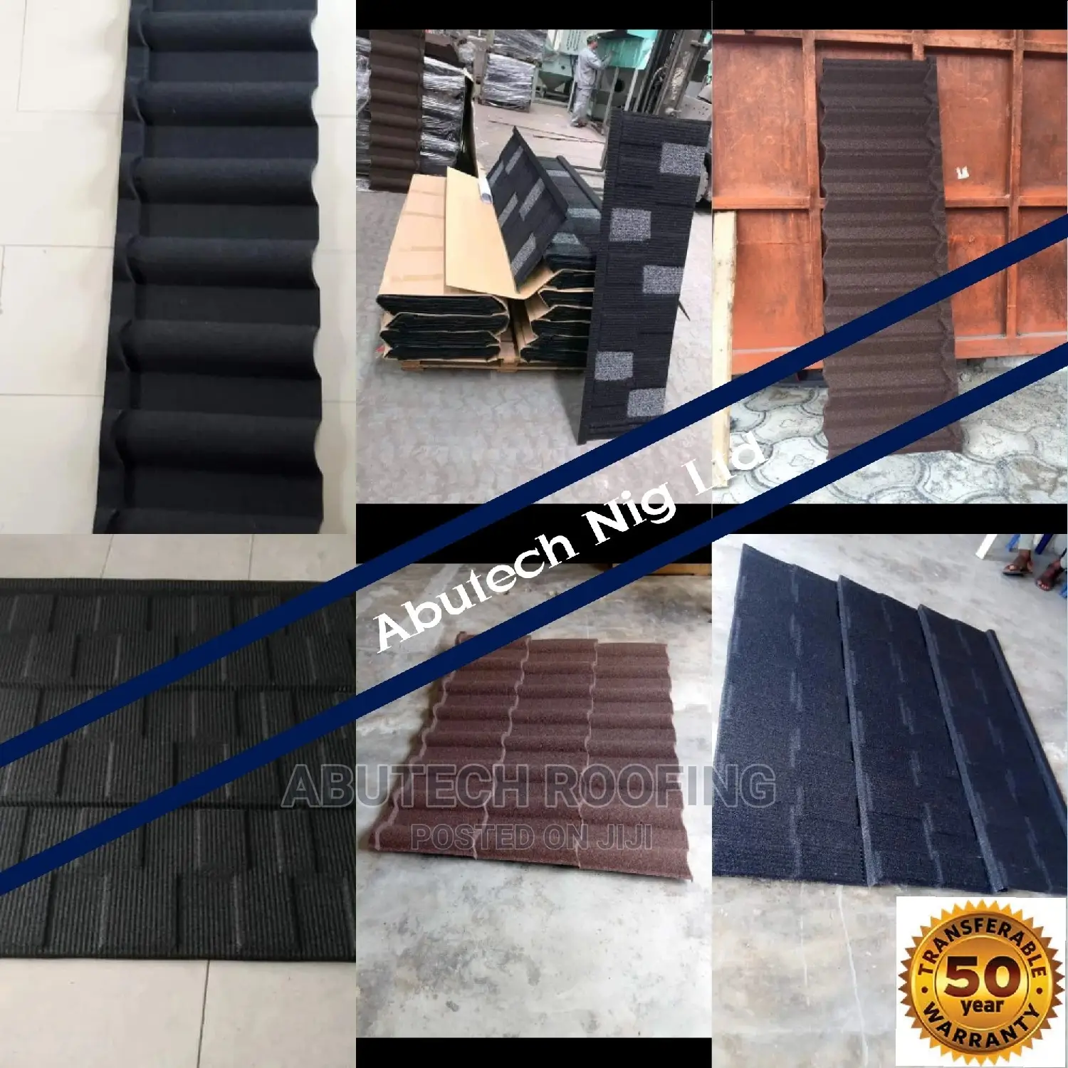 Longlasting Gerald Stone Coated Roofing Sheets With 50yrs