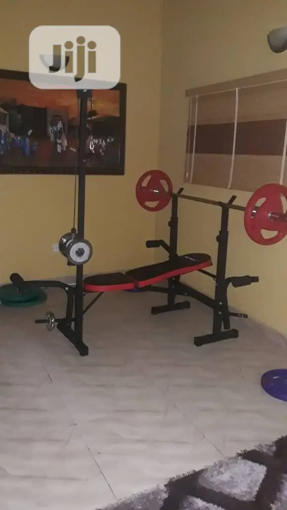 Commercial Weight Bench With Weights