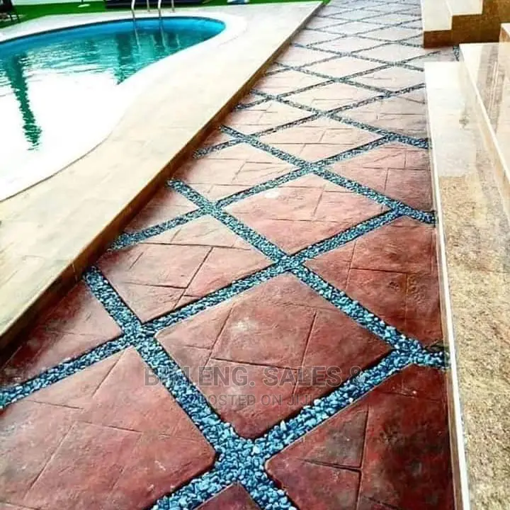 Concrete Stamped Flooring, Release , Color Hardener, Polish
