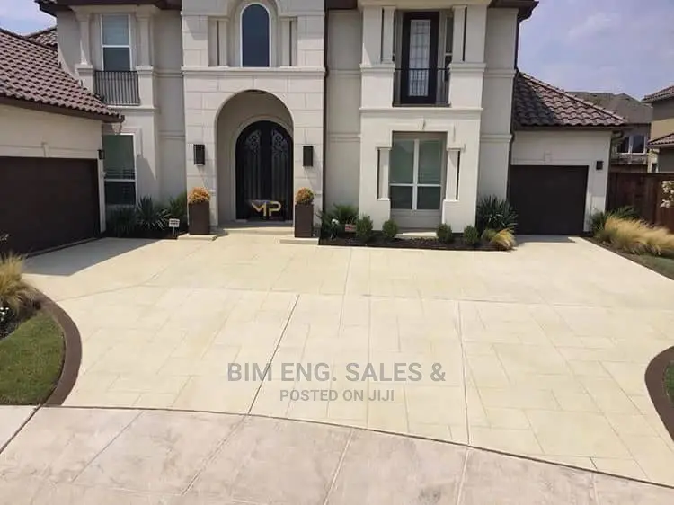 Concrete Stamped Floor, Polishing Design Color Release Agents