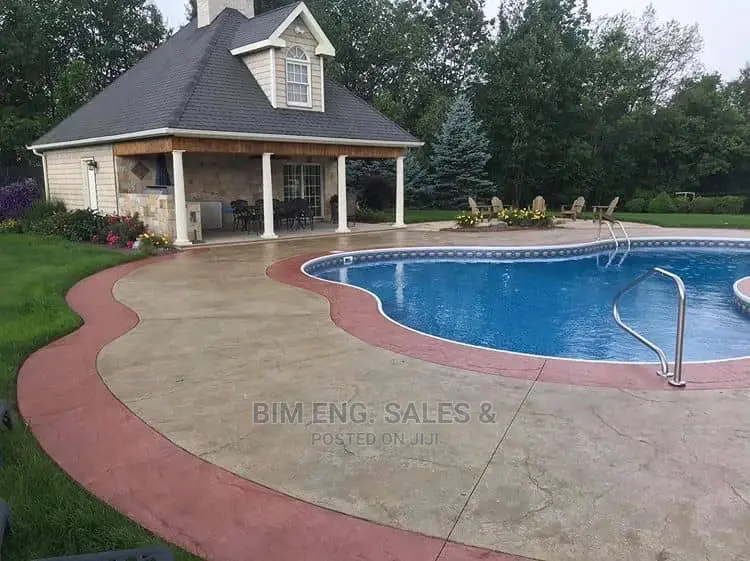 Concrete Stamped Floor, Polishing Design Color Release Agents