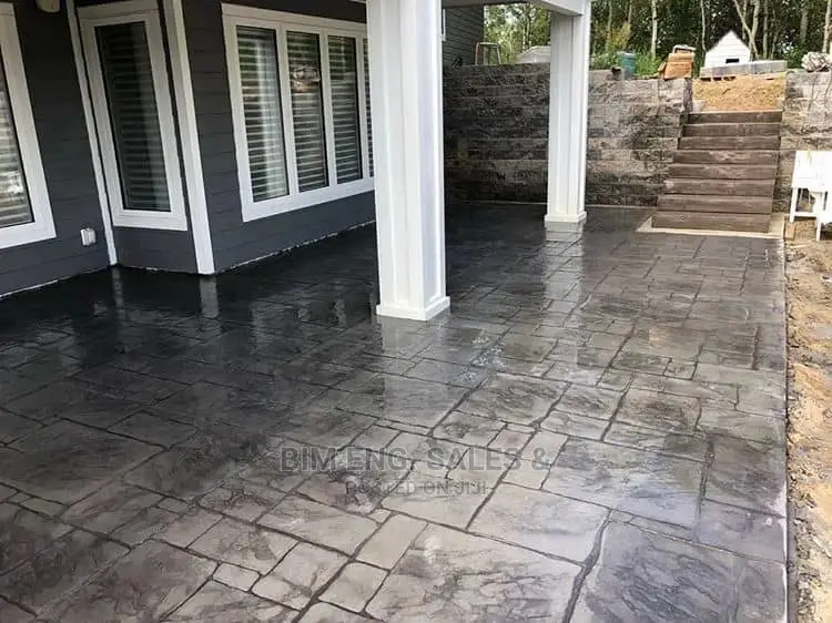 Concrete Stamped Floor, Polishing Design Color Release Agents