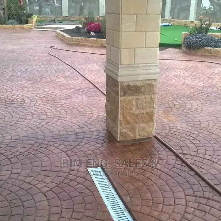 Concrete Stamped Floor Design Polish Sealer Color Hardener