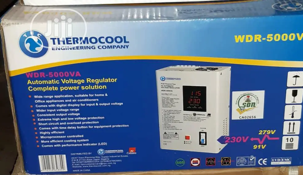 Thermocool 5000va Wall Mount Thermocool Stabilizer
