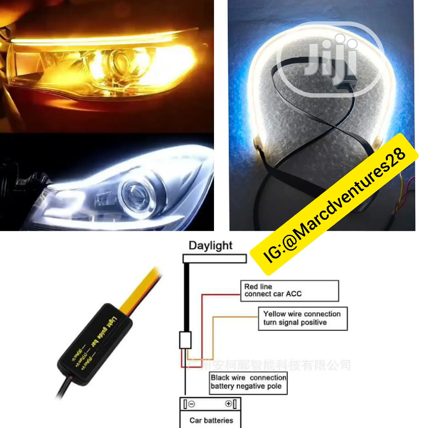 2pairs of Daytime/Night/Singal Led Car Angel Light