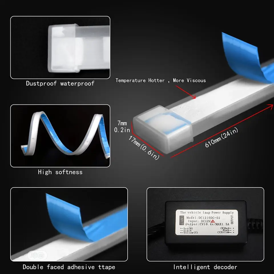 Daytime/Night/Signal Headlight Strips Led Light.