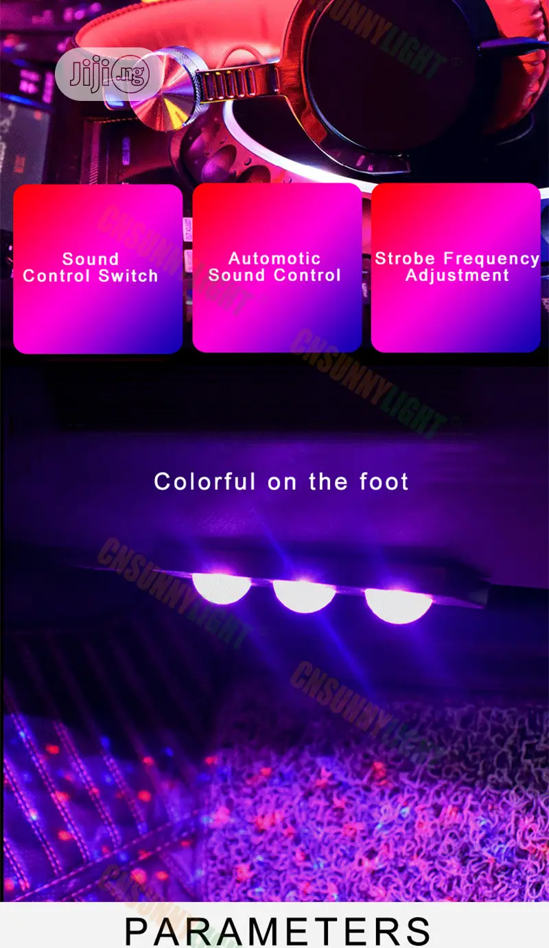 Auto Floor Starry Star Led Light With Remote+Voice Control+Flickering
