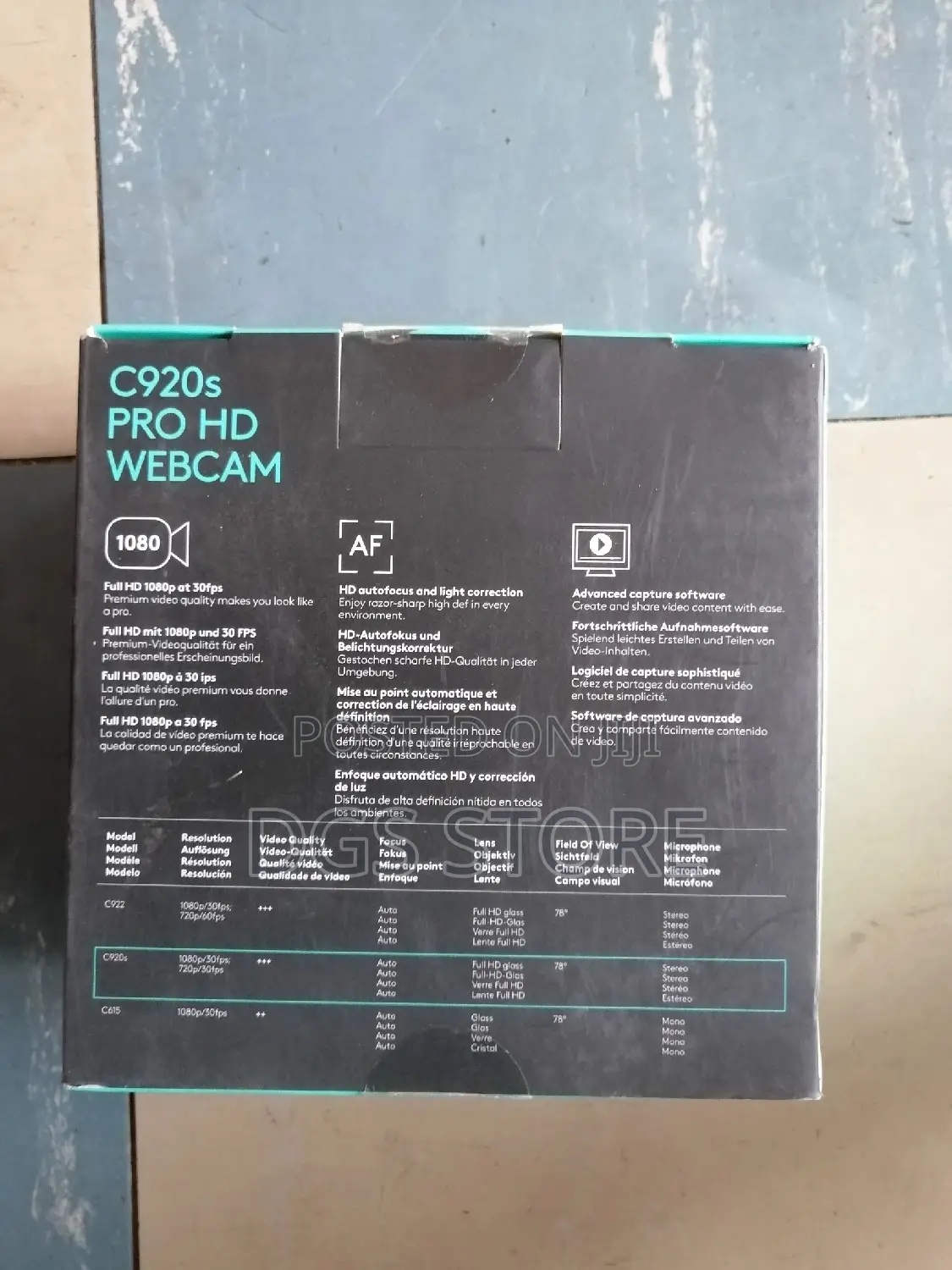 Logitech C920s Pro HD Webcam