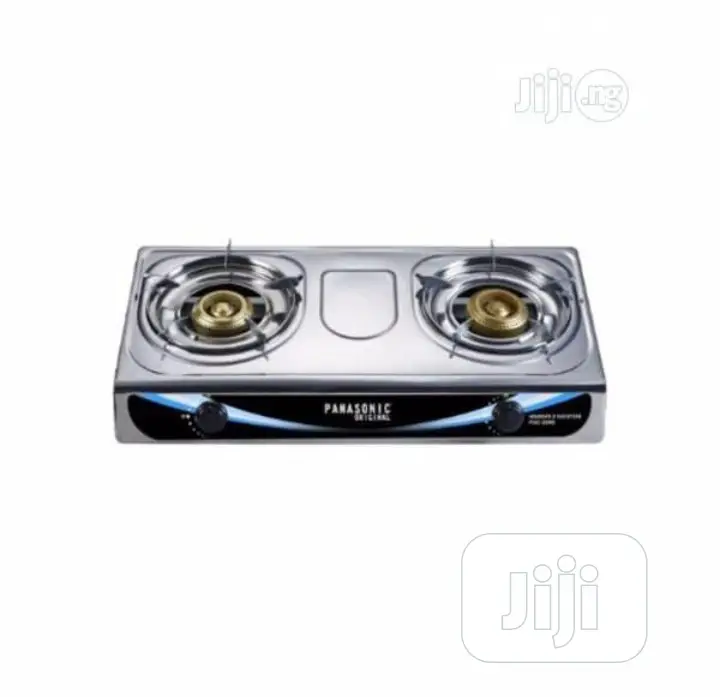 Double Burner Panasonic Stainless Gas Cooker
