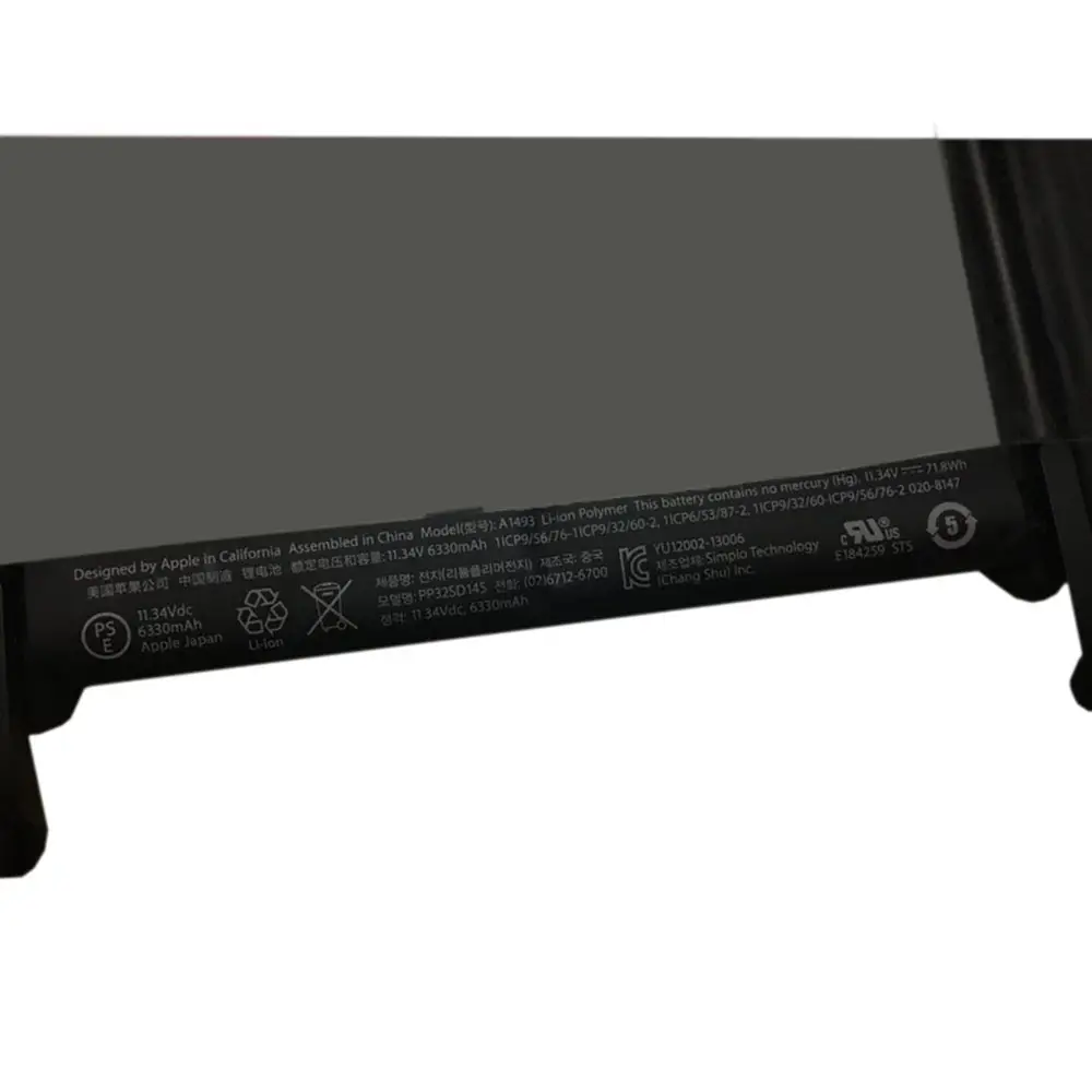 Apple Macbook Pro 13′′ Retina A1502 Late 2013-2015 Battery