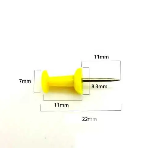 Office Push Pins 22mm 100pcs